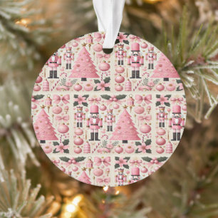 Sapin de Noël Casse-Noisette Rose