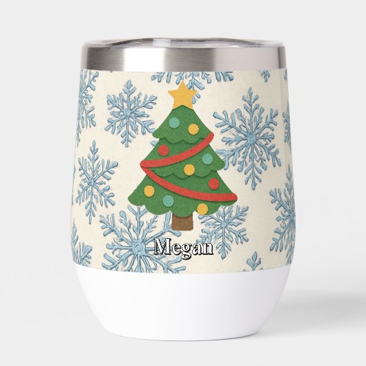 Sapin de Noël et flocon de neige Winter Whisper (Arrière)