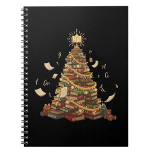 Sapin de Noël fantaisiste pour amateur de livres