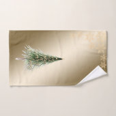 Sapin de Noël, flocons de neige (Serviette à main)