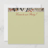 Sapin de Noël ~  Invitations (Dos)