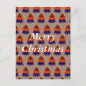 Sapin de Noël multicolore - Carte postale (Devant)