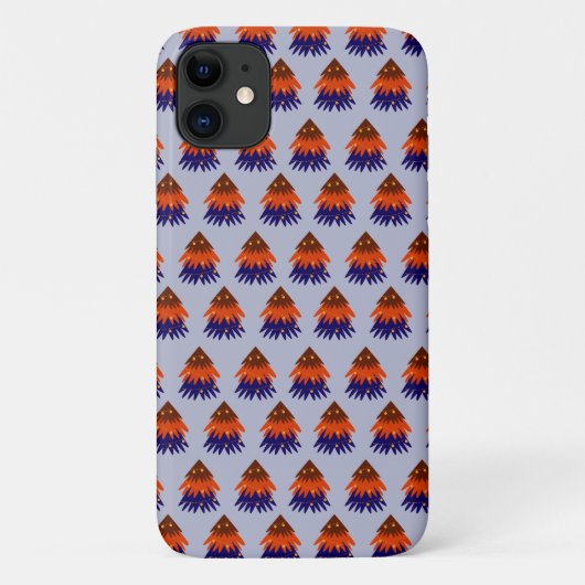 Sapin de Noël multicolore - Coque iPhone 11 (Dos)