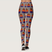 Sapin de Noël multicolore - Leggings (Dos)