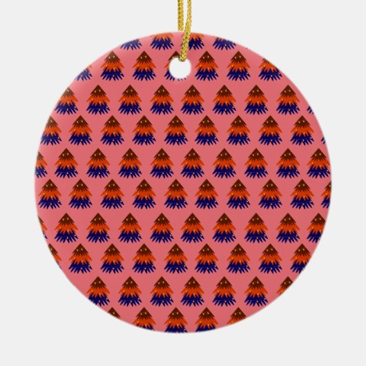 Sapin de Noël multicolore - Ornement (Devant)