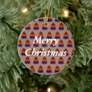 Sapin de Noël multicolore - Ornement