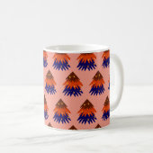 Sapin de Noël multicolore - Tasse à café (Devant droit)