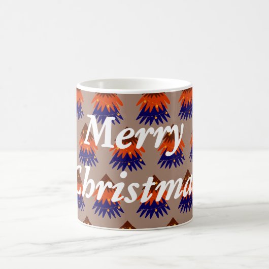Sapin de Noël multicolore - Tasse à café (Centre)