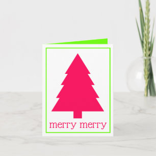 Sapin de Noël personnalisé rose et vert prépa