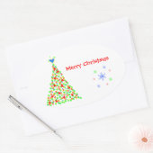 Sapin de Noël - Sticker (Enveloppe)