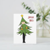 Sapinette/Briefkaart met kerstbomen Briefkaart (Staand voorkant)