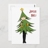 Sapinette/Briefkaart met kerstbomen Briefkaart (Voorkant / Achterkant)