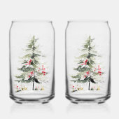Sapins de Noël à l'aquarelle (Verso)