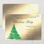 Sapins de Noël, Invitations à la fête de Noël d'en (Devant / Derrière)