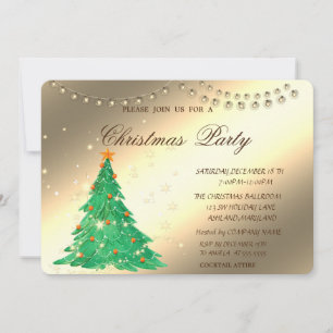 Sapins de Noël, Invitations à la fête de Noël d'en