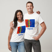 Sapmi-vlag met naam in Saami T-shirt (Unisex)