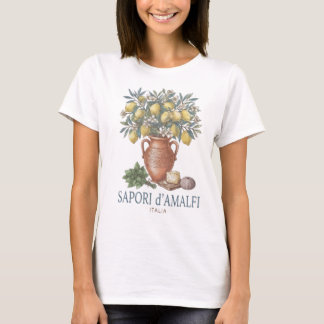 Sapori d'Amalfi T-shirt – Italiaanse citroen & bas