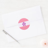 Sapphic Pride Circle Sticker (Envelop)