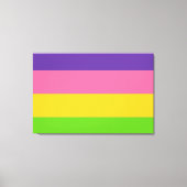 Sapphic Pride Flag Canvas Afdruk (Voorkant)