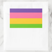 Sapphic Pride Flag Rechthoekige Sticker (Tas)