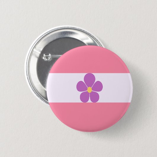 Sapphic Pride Flag Ronde Button 5,7 Cm (Voorkant /achterkant)