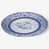 Sapphire 45th Wedding Jubileum Paper Bord (Gekanteld)