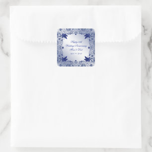 Sapphire 45th Wedding Jubileum Square Sticker