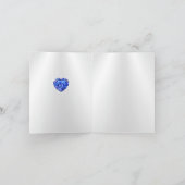 Sapphire 65e anniversaire de Mariage Merci Cartes (Intérieur)