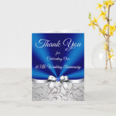 Sapphire 65e anniversaire de Mariage Merci Cartes (Fleur jaune)