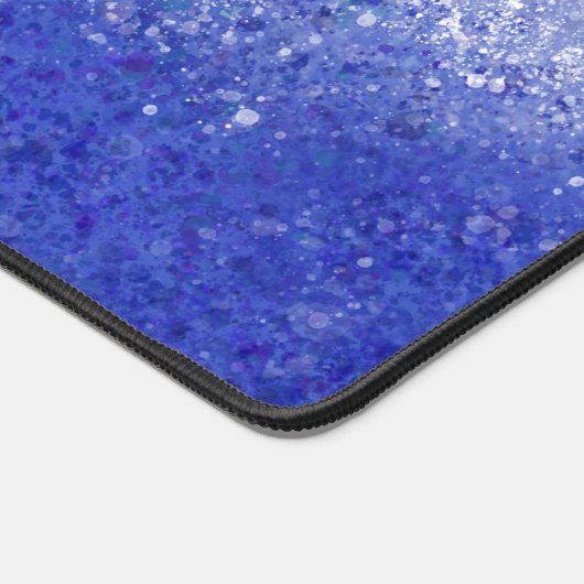 Sapphire Abstrait Art Desk Mat (Coin)