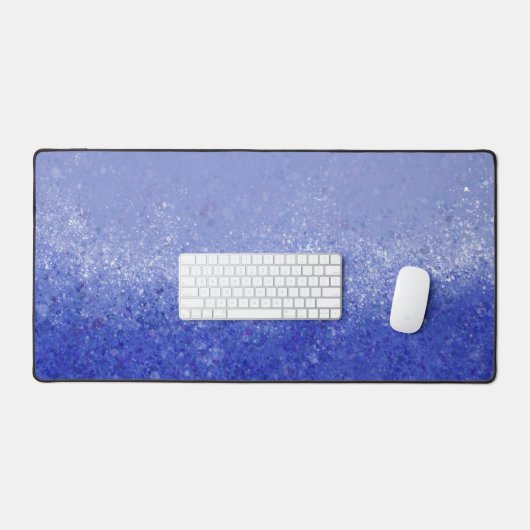 Sapphire Abstrait Art Desk Mat (Clavier et souris)
