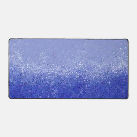 Sapphire Abstrait Art Desk Mat (Recto)