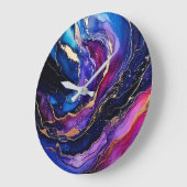 Sapphire Amethyst Horloge d'encre d'alcool (Angle)