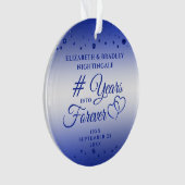 Sapphire Anniversaire DES ANNÉES EN UNE FOREVER Ph (devant)