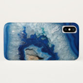 Sapphire Blue Agate Geode Case-Mate iPhone Case (Achterkant (horizontaal))