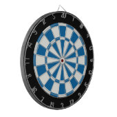Sapphire Blue Black en White Dartbord (Voorkant Links)