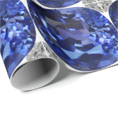 Sapphire Blue Cadeaupapier (Rol Hoek)