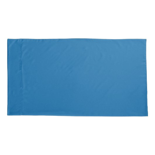 Sapphire Blue King Sized Single Pillowcase Kussensloop (Achterkant)