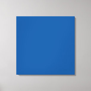 Sapphire Blue, persoonlijk, donkerder achtergrond Canvas Afdruk