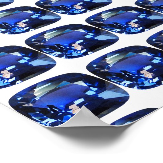 Sapphire Blue Poster (Hoek)