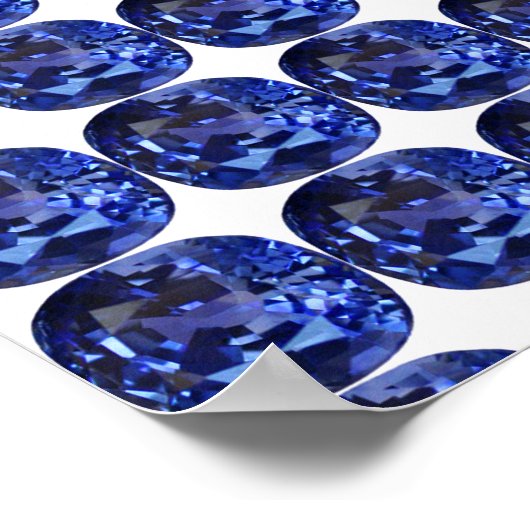 Sapphire Blue Poster (Hoek)