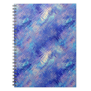 Sapphire Blue Scribged Texture Notitieboek