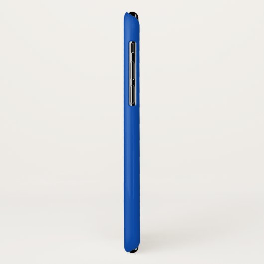 SAPPHIRE BLUE Solid Arrière - plan iPhone X Coque (Dos/Gauche)