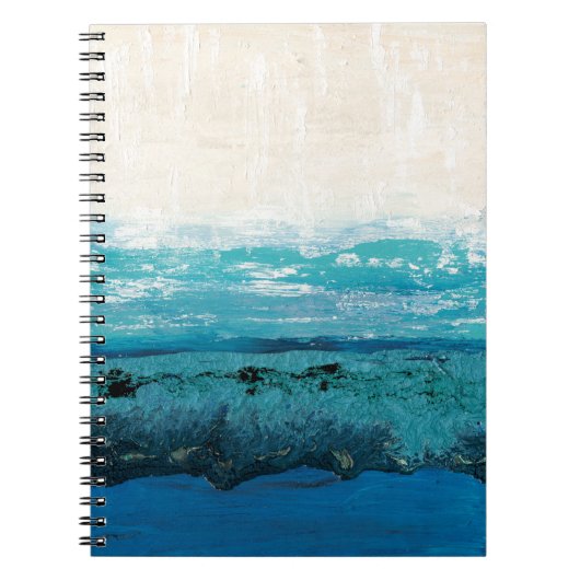 Sapphire Blue-Waterverf Notitieboek (Voorkant)