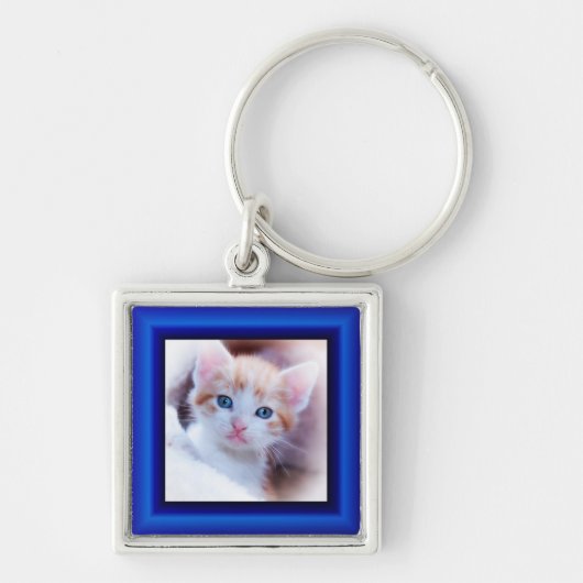 Sapphire Border Sleutelhanger (Voorkant)