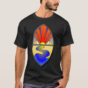Sapphire Current Lamen Dark Colours T-shirt