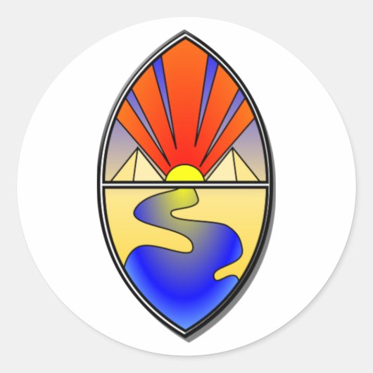 Sapphire Current Lamen Sticker (Voorkant)