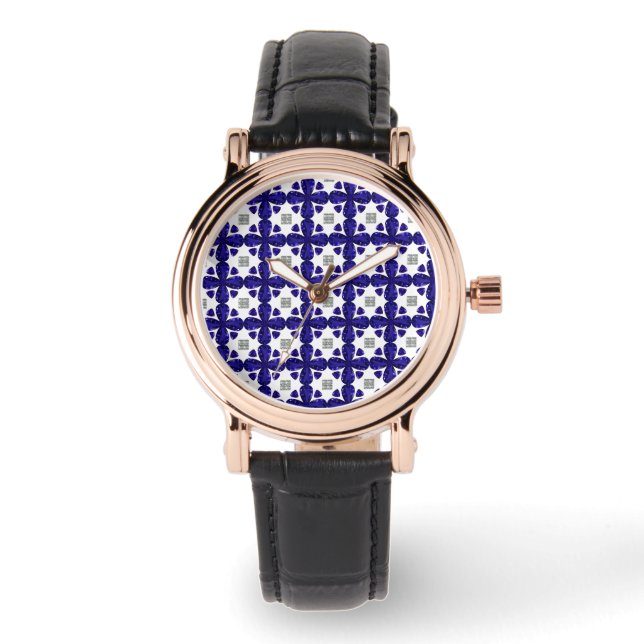 Sapphire Diamond Art, Blue Horloge (Voorkant)