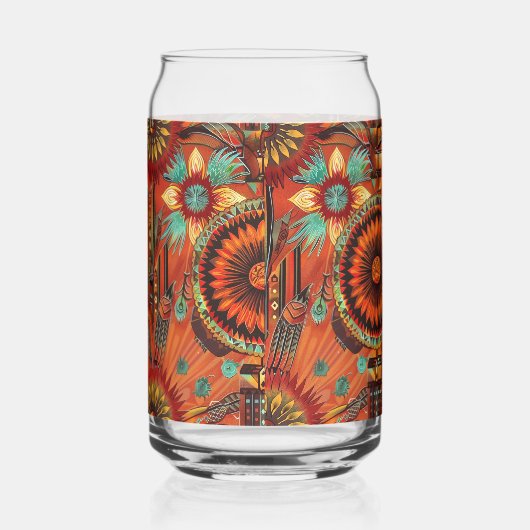 Sapphire élégant "Echos complexes" Imprimé Can Gl (Droite)