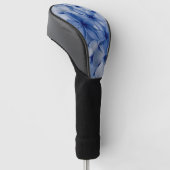 Sapphire en Azure Flowers Golfheadcover (Schuin)